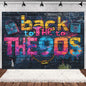 90’S Disco Party Decorations Back To 90s Backdrop Women Men Friend Birthday Music Party Disposable Tableware Balloon CakeTopper