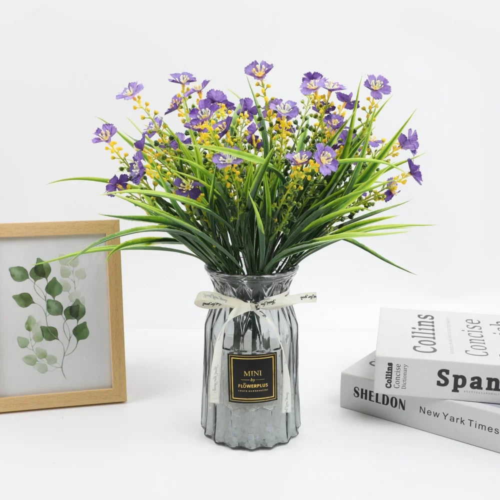 Wedding Decoration Bouquet Artificial Flowers For Home Room Wall Desk Decor Plants Party Ornament Decorate