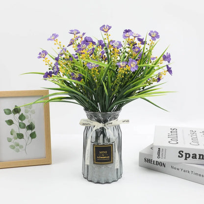Wedding Decoration Bouquet Artificial Flowers For Home Room Wall Desk Decor Plants Party Ornament Decorate