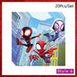 Spiderman Birthday Party Decorations Disposable Tableware Plate Cup Napkins Bags Spidey Party Birthday Decoration Supplies Set