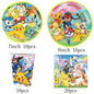 Pokemon Party Decorations Girls Party Pink Tableware Set Plate Cup Napkin Tablecloth Baby Shower Kids Birthday Party Supplies